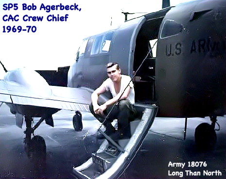 SP5 Robert Agerbeck, CAC Crew Chief, 1969-70 SP5 Robert Agerbeck, CAC Crew Chief, 1969-70